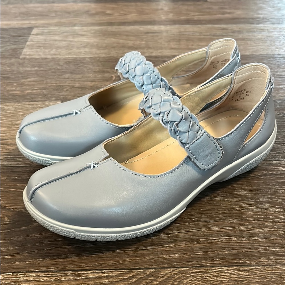 Hotter Women's Grey Shake Mary Jane Shoes